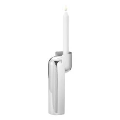 Ménagers Décoration Soldes Boutique -Ménagers Décoration Soldes Boutique 10019579 NENDO TAPER CANDLEHOLDER LARGE STAINLESS STEEL MIRROR 01