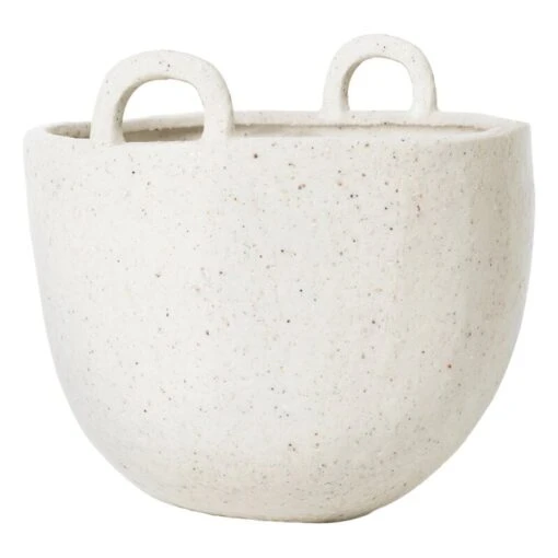 Ferm LIVING Pot Speckle, Blanc Cassé -Ménagers Décoration Soldes Boutique 100548202 1