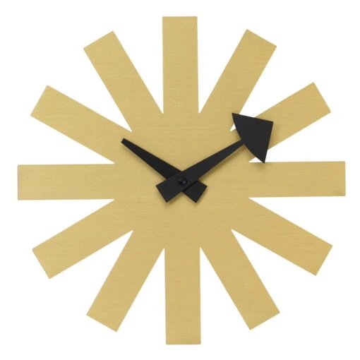 Vitra Horloge Murale Asterisk, Laiton -Ménagers Décoration Soldes Boutique 10086Vitra IsoTH