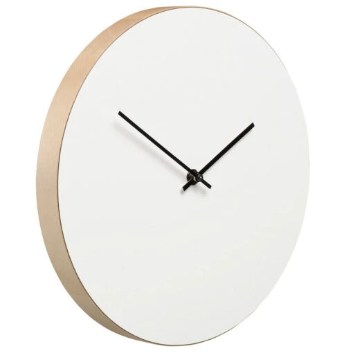 Muoto2 Horloge Murale Kiekko, Blanc -Ménagers Décoration Soldes Boutique 12Muoto2 iso TH