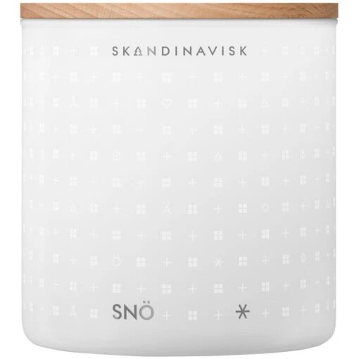 Skandinavisk Bougie Parfumée Avec Couvercle, SNÖ, 400 g -Ménagers Décoration Soldes Boutique 20114 5 SNO CANDLE 400G