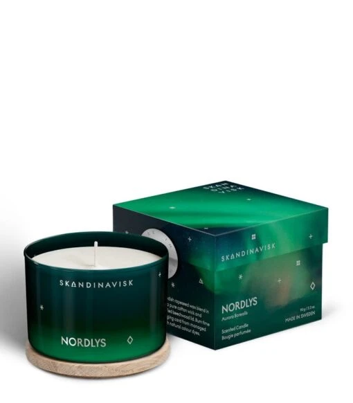 Skandinavisk Bougie Parfumée Avec Couvercle, NORDLYS, 90 g -Ménagers Décoration Soldes Boutique 20119 1 NORDLYS CANDLE 90G