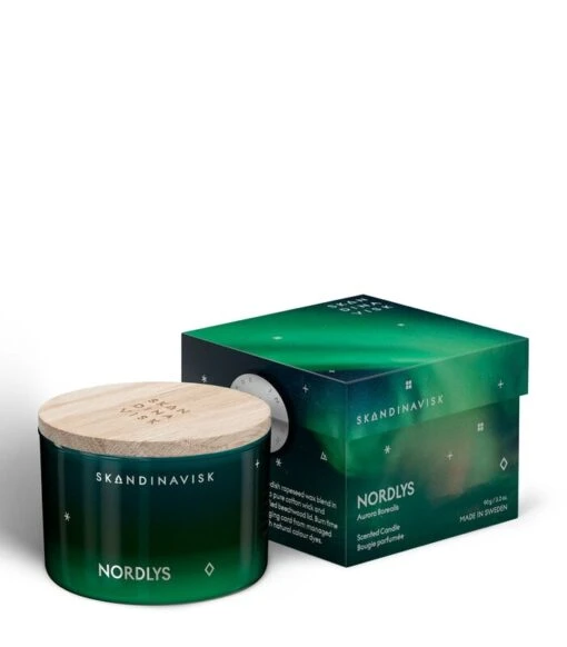 Skandinavisk Bougie Parfumée Avec Couvercle, NORDLYS, 90 g -Ménagers Décoration Soldes Boutique 20119 2 NORDLYS CANDLE 90G