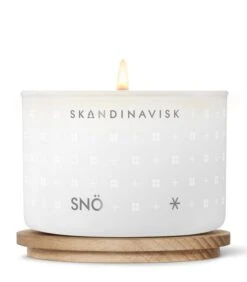 Skandinavisk Bougie Parfumée Avec Couvercle, SNÖ, 90 g -Ménagers Décoration Soldes Boutique 20214 3 SNO CANDLE 90G