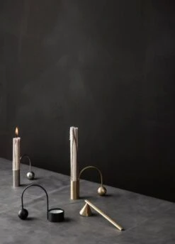 Ferm LIVING Bougeoir Balance, Laiton -Ménagers Décoration Soldes Boutique 22 2473 1