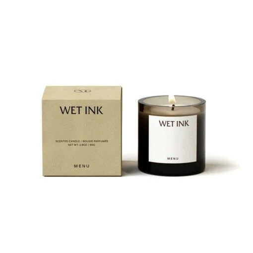 MENU Bougie Parfumée Olfacte, 80 g, Wet Ink -Ménagers Décoration Soldes Boutique 3201049 Olfacte Scented Candle Wet Ink Votive Candle 2