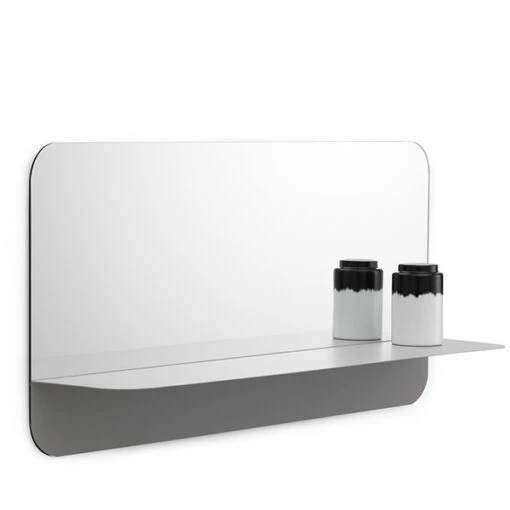 Normann Copenhagen Miroir Horizontal Horizon, Gris -Ménagers Décoration Soldes Boutique 47Normann iso HV