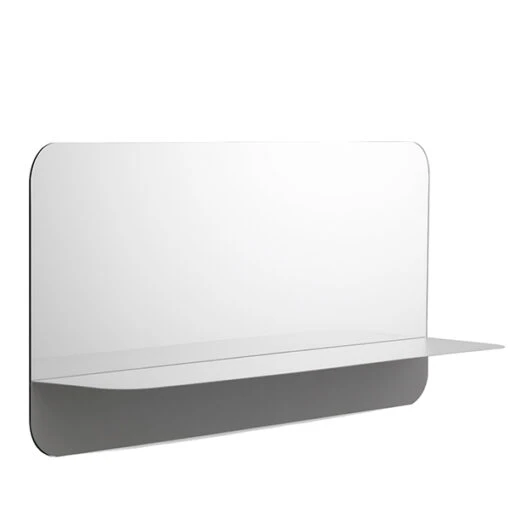 Normann Copenhagen Miroir Horizontal Horizon, Gris -Ménagers Décoration Soldes Boutique 48Normann iso HV