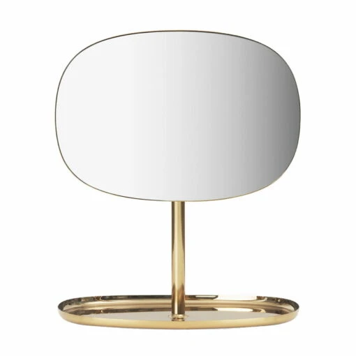 Normann Copenhagen Miroir Flip, Laiton -Ménagers Décoration Soldes Boutique 4NC AK