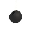 AYTM Petit Pot De Fleurs Suspendu Globe, Noir - Doré -Ménagers Décoration Soldes Boutique 509510002011 GLOBE hanging flowerpot black 7xH154cm