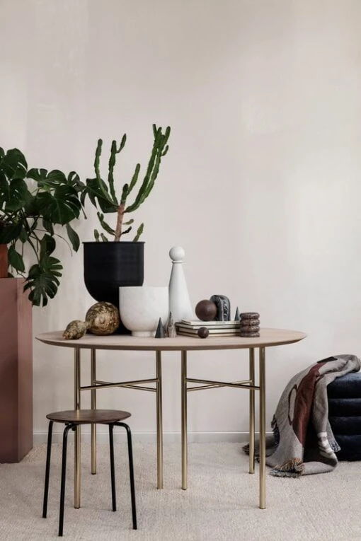 Ferm LIVING Pot Hourglass, Modèle S, Noir -Ménagers Décoration Soldes Boutique ALZAF5