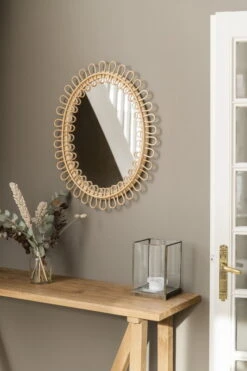 Sika-Design Miroir Luella, Poli Naturel -Ménagers Décoration Soldes Boutique FA 70 PU Luella HF Skovvej