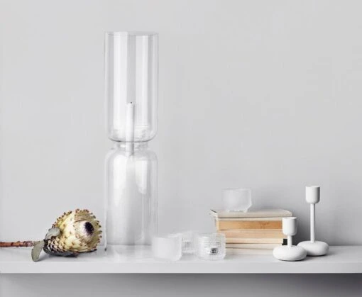 Iittala Photophore Kastehelmi 64 mm, Frosted -Ménagers Décoration Soldes Boutique Iittala 2017 Lantern Nappula Kastehelmi Ultima Thule