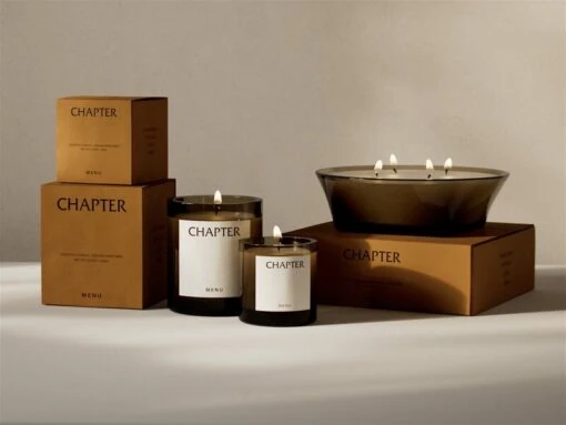 MENU Bougie Parfumée Olfacte, 428 g, Chapter -Ménagers Décoration Soldes Boutique MENU Olfacte Scented Candle Private View Chapter 2 2