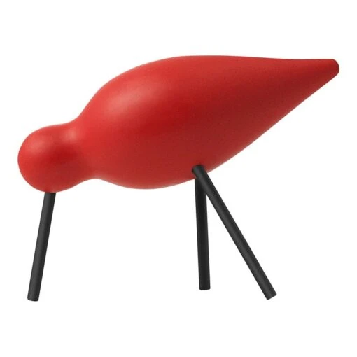 Normann Copenhagen Shorebird, Modèle Moyen, Rouge - Noir -Ménagers Décoration Soldes Boutique NC100213 VS