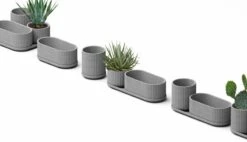 Elementa Pot De Fleurs Klorofyll, Modèle Moyen, Gris -Ménagers Décoration Soldes Boutique greyKlorofyllgreensetup7 kopi